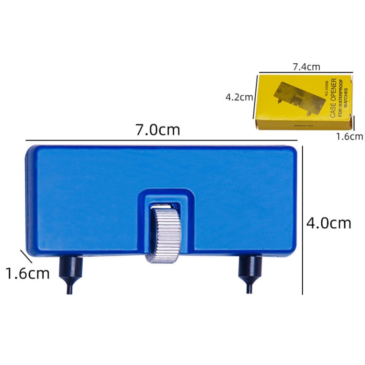 Watch Case Opener Tool Adjustable Watch Back Cover Remover Open Wrench, Model: Round Teeth