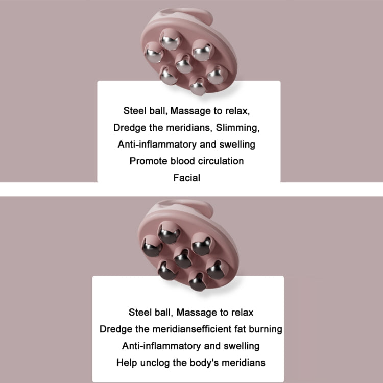 Calf Muscle Relaxation Abdominal Ball Meridian Massager, Color: Orange Steel Ball OPP - free shipping - PMC TechLife - Order now!