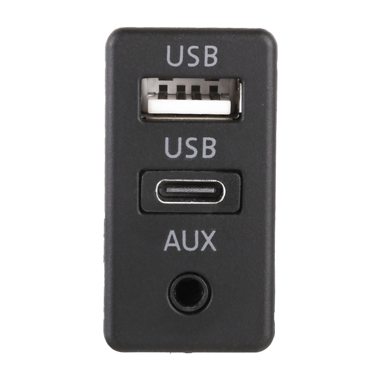 Car Universal Modification USB +Type-C+AUX Interface Charging Seat - DIY Cables by PMC TechLife | Online Shopping South Africa | PMC TechLife | Buy Now Pay Later Mobicred