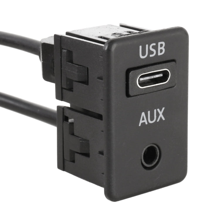 Car Universal Modified Type-C+AUX Interface Charging Use Extension Seat - DIY Cables by PMC TechLife | Online Shopping South Africa | PMC TechLife | Buy Now Pay Later Mobicred