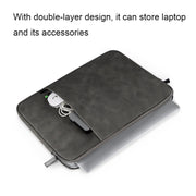 ND01DZ Double Layer Water-resistant Laptop Liner Bag, Size: 13.3 inches(Dark Gray)