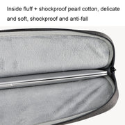 ND01DZ Double Layer Water-resistant Laptop Liner Bag, Size: 13.3 inches(Dark Gray)