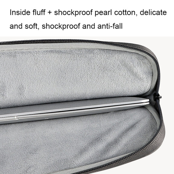 ND01DZ Double Layer Water-resistant Laptop Liner Bag, Size: 13.3 inches(Dark Gray)