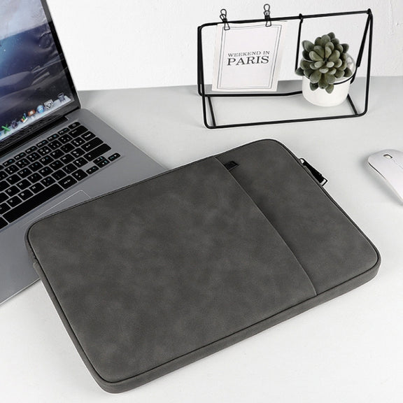 ND01DZ Double Layer Water-resistant Laptop Liner Bag, Size: 13.3 inches(Dark Gray)
