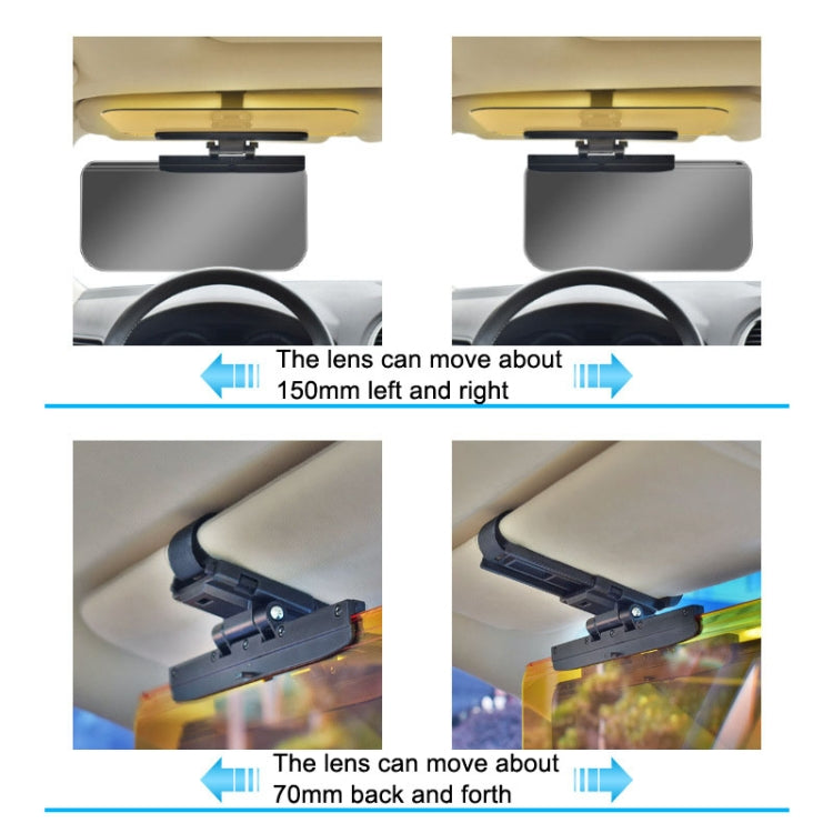 SHUNWEI Car Anti High Beam Visor Night Vision Glasses, Style: Large Daily Use