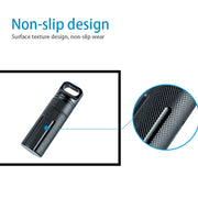 Aluminum Alloy Full Seal EDC Water-resistant Can Outdoor Survival Equipment(Black)