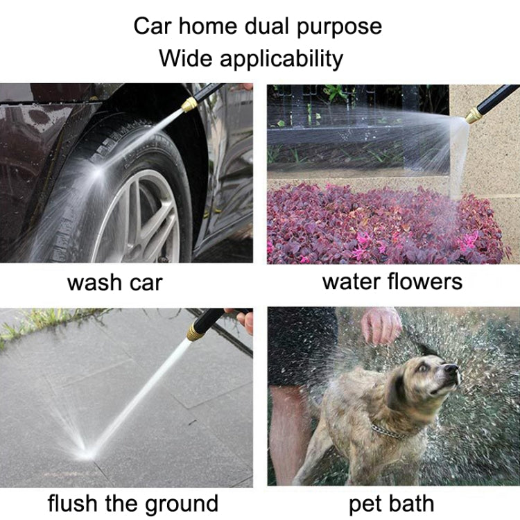 High Pressure Car Wash Hose Telescopic Watering Sprinkler, Style: H2+3 Connector+5m Tube