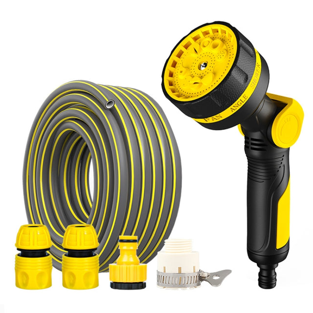 10 Functional Watering Sprinkler Head Household Water Pipe, Style: D6+4 Connector+10m 4-point Tube