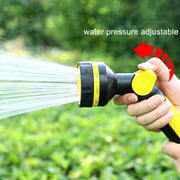 10 Functional Watering Sprinkler Head Household Water Pipe, Style: D6+4 Connector+15m 4-point Tube
