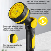 10 Functional Watering Sprinkler Head Household Water Pipe, Style: D6+4 Connector+20m 4-point Tube