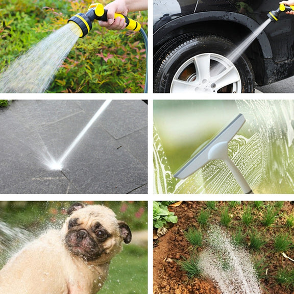 10 Functional Watering Sprinkler Head Household Water Pipe, Style: D6+4 Connector+25m 4-point Tube