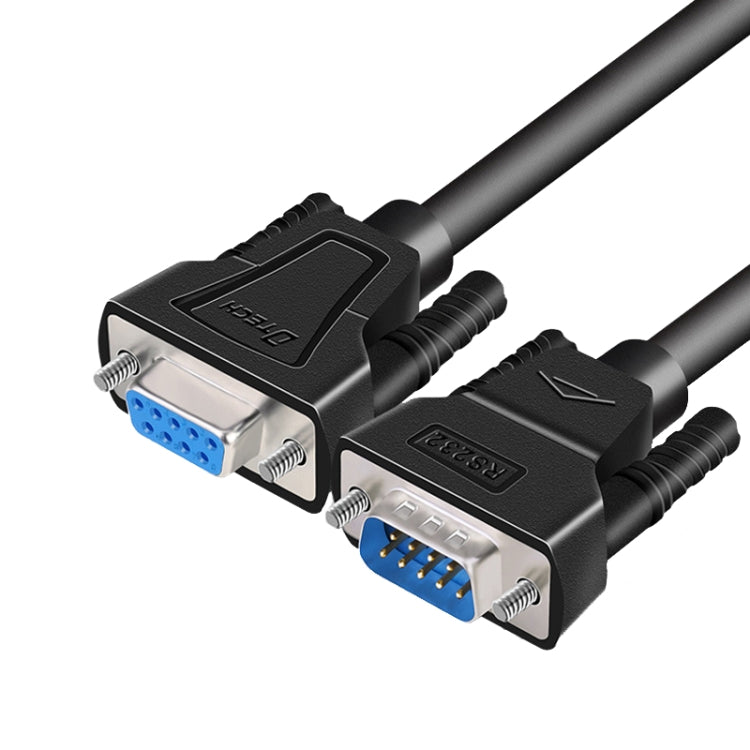 DTECH RS232 Serial Direct Line DB9 Extension Line Male to Female 1.5m - RS485 / RS232 Series by DTECH | Online Shopping South Africa | PMC TechLife