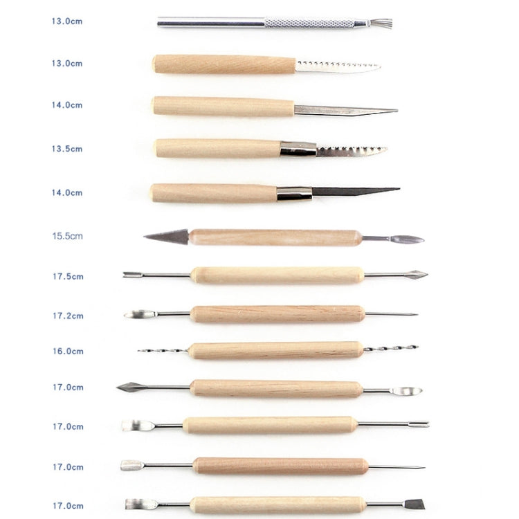 32 In 1 Pottery Tool Set Pottery Clay Stone Carving Knife DIY Clay Combination Tool - Burin &Cutting Knife by PMC Jewellery | Online Shopping South Africa | PMC Jewellery | Buy Now Pay Later Mobicred