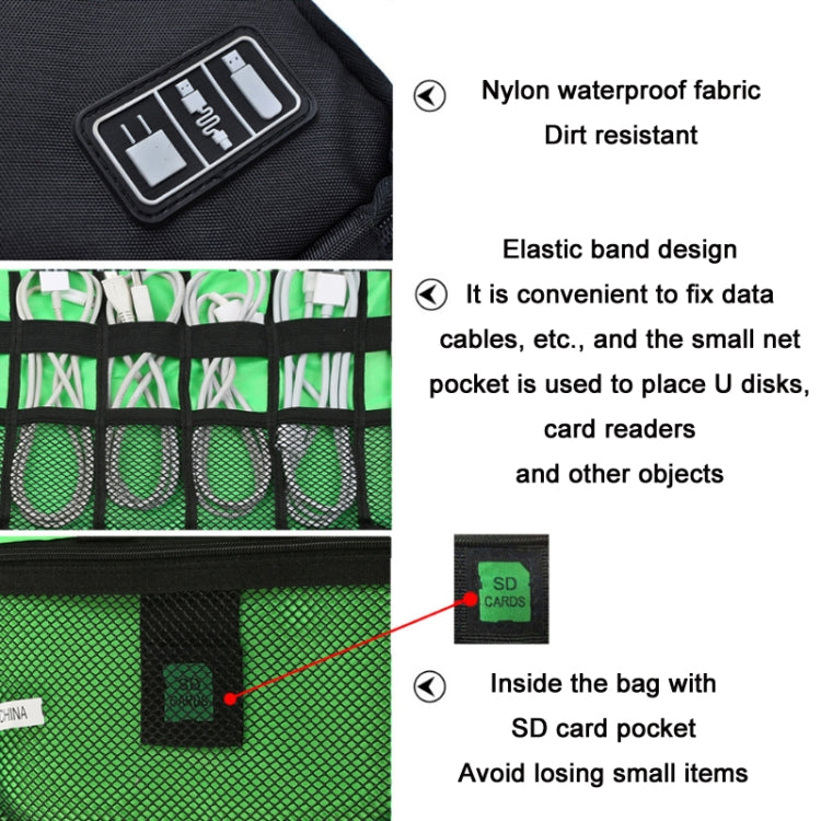 Multifunctional Portable Mobile Phone Digital Accessories U Disk Storage Bag, Color: Black - free shipping - PMC TechLife - Order now!