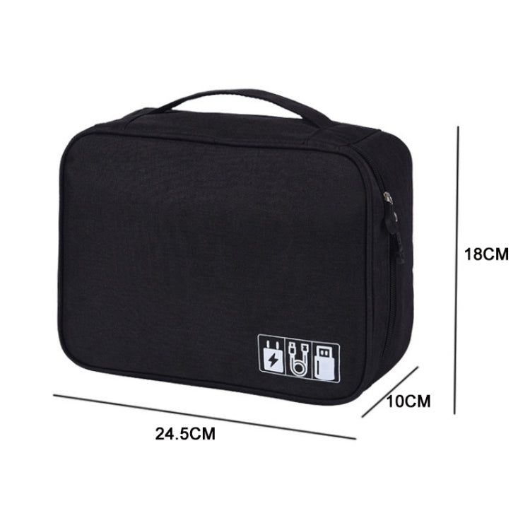 Multifunctional Cationic Digital U Disk Data Cable Storage Bag(Grey) - Other by PMC TechLife | Online Shopping South Africa | PMC TechLife | Buy Now Pay Later Mobicred
