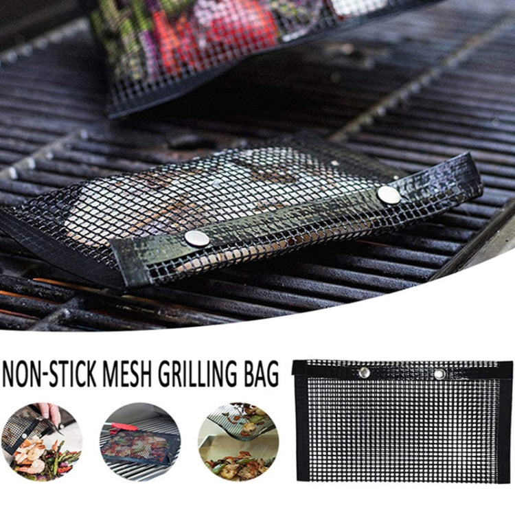 Vc005 BBQ Non-Stick Mesh Grilling Bag, Size: Black (40 x 30cm) - Cookwares & Tablewares by PMC TechLife | Online Shopping South Africa | PMC TechLife