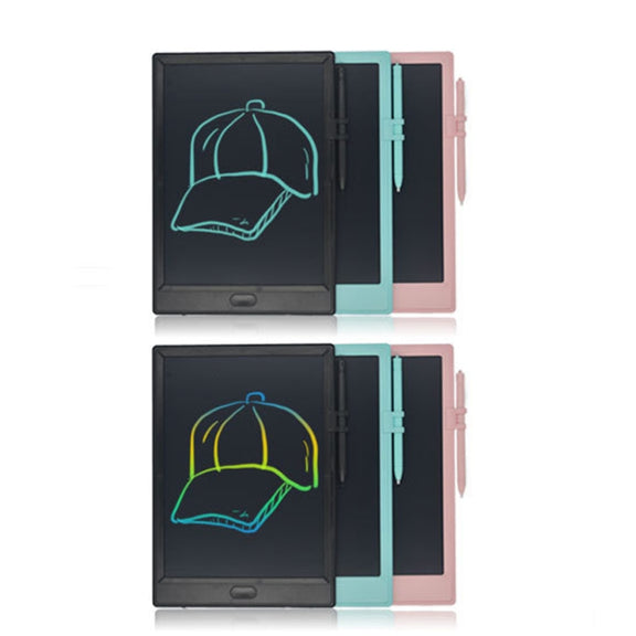 10 inch LCD Writing Board Children Hand Drawn Board, Style: Black Colorful