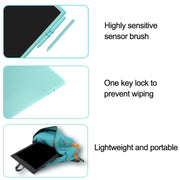 10 inch LCD Writing Board Children Hand Drawn Board, Style: Light Blue Colorful