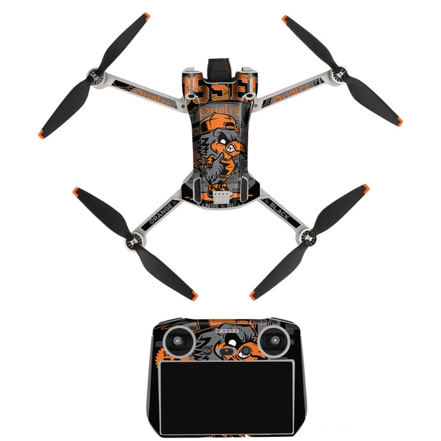 Sunnylife Drone+Remote Control Protective Sticker For DJI Mini 3 Pro RC Version(Irimitent Eagle)