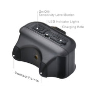 Pet Collar Trainer Rechargeable Automatic Bark Stop(Black White Spots)