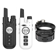 Intelligent Remote Control Dog Trainer Automatic Barking Stop Collar(Black)