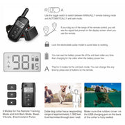 Remote Control Trainer Dog Collar Automatic Bark Stop Device, Specification: 1 Drag 1 (Orange)