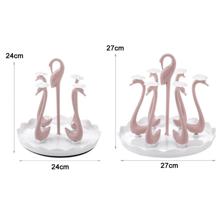 Home Portable Drainer Cup Holder With Rotatable Tray, Specification: Six Cups(Purple) - Shelf by PMC TechLife | Online Shopping South Africa | PMC TechLife | Buy Now Pay Later Mobicred