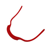 4 PCS Beard Styling Ruler Shaving Tools(Red)