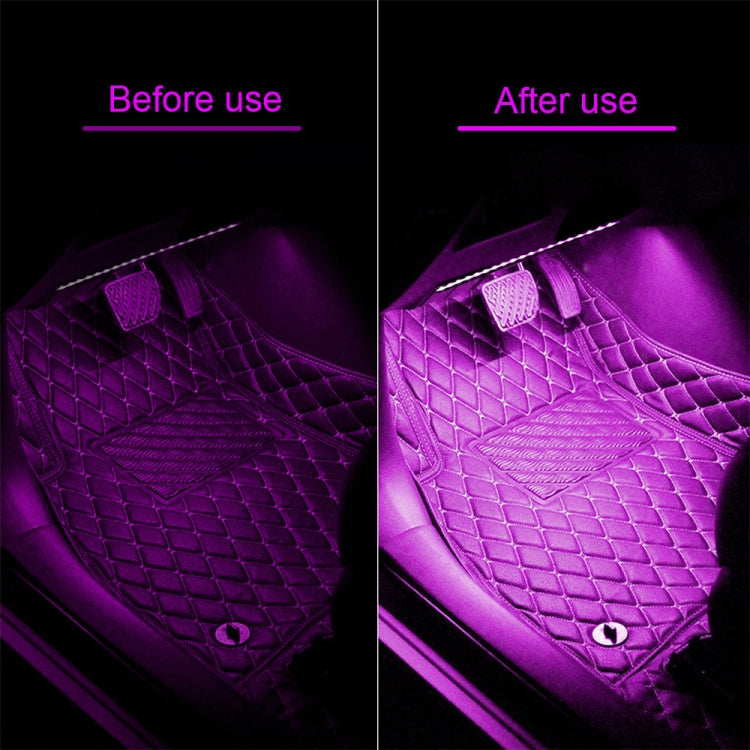 SKS-JZ-10 Symphony Car USB Foot Atmosphere Light(76 Lights) - Atmosphere lights by PMC TechLife | Online Shopping South Africa | PMC TechLife | Buy Now Pay Later Mobicred