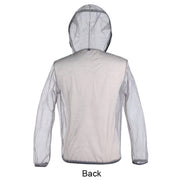 Jungle Expedition Breathable Insect-proof Jacket With Hood Anti-bite Mesh Gauze Cloth, Size: XL