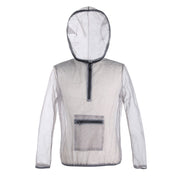 Jungle Expedition Breathable Insect-proof Jacket With Hood Anti-bite Mesh Gauze Cloth, Size: XL