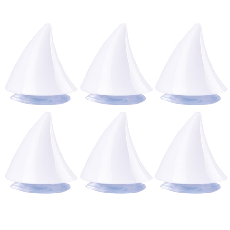 2pcs /Pair Motorcycle Helmet Devil Sucker Decoration, Style: Small Horns (White) - Ornamental Parts by PMC TechLife | Online Shopping South Africa | PMC TechLife