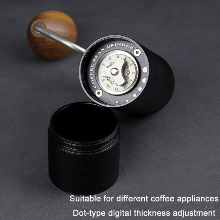 CNC Stainless Steel Hand Crank Coffee Bean Grinder, Specification: Pentagon Gray - free shipping - PMC TechLife - Order now!