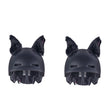 4PCS Motorcycle Plush Ear Helmet Decoration(Black) - Ornamental Parts by PMC TechLife | Online Shopping South Africa | PMC TechLife | Buy Now Pay Later Mobicred