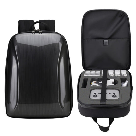 Waterproof Compression Hard Shell Backpack for DJI Mini 3 Pro, Size: 128 Large(Brushed Gray) - Other by PMC Jewellery | Online Shopping South Africa | PMC Jewellery | Buy Now Pay Later Mobicred
