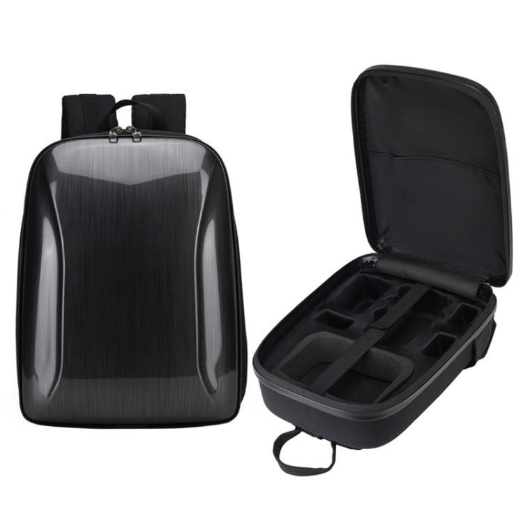 Waterproof Compression Hard Shell Backpack for DJI Mini 3 Pro, Size: 127 Small(Brushed Gray) - Backpacks & Bags by PMC TechLife | Online Shopping South Africa | PMC TechLife