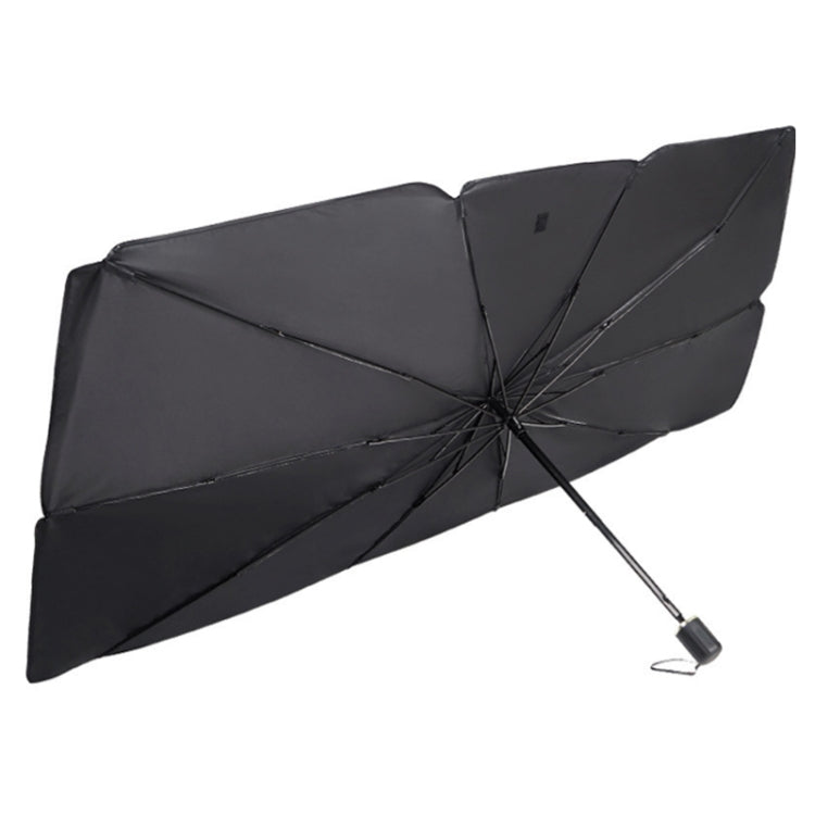 Car Windshield Telescopic Folding Thermal Insulation Parasol, Size: Large+2 PCS Side Sun Block