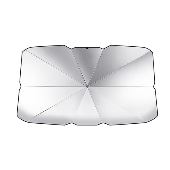 Car Windshield Telescopic Folding Thermal Insulation Parasol, Size: Small