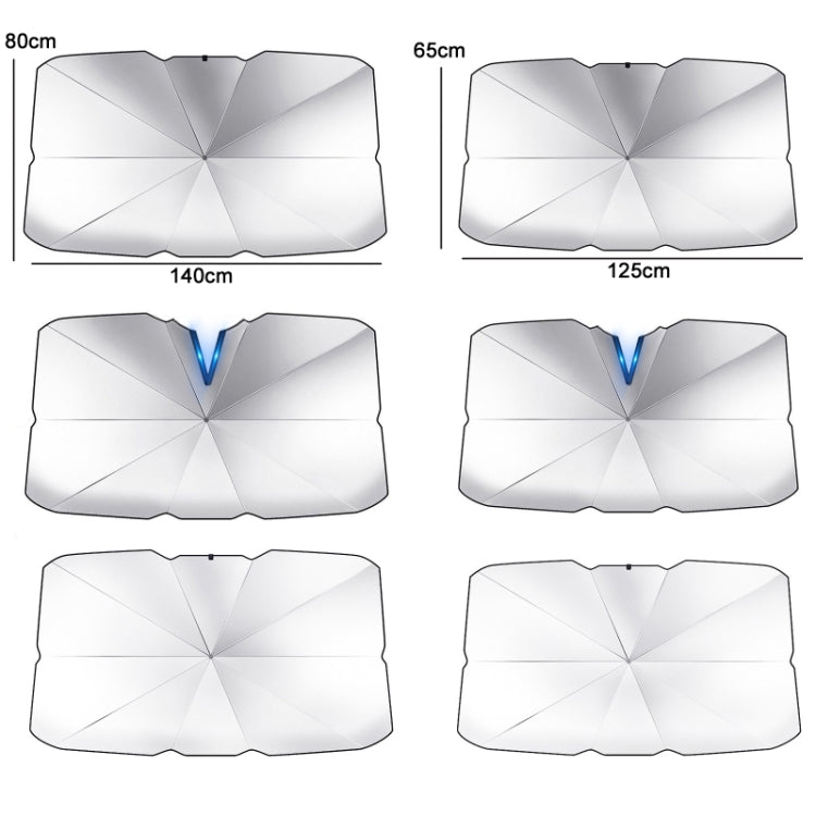 Car Windshield Telescopic Folding Thermal Insulation Parasol, Size: Small - Window Foils & Solar Protection by PMC TechLife | Online Shopping South Africa | PMC TechLife | Buy Now Pay Later Mobicred