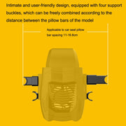 F415 Car Multifunctional Seat Back USB Fan(Yellow)