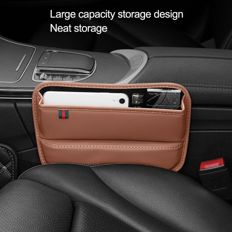 Car Seat Sewing Box Central Control Slot Storage Bag(Brown) - Stowing Tidying by PMC TechLife | Online Shopping South Africa | PMC TechLife | Buy Now Pay Later Mobicred