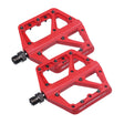 RACEWORK RK66 Mountain Bike Nylon Fiber Pedals(Red) - Pedals by RACEWORK | Online Shopping South Africa | PMc TechLife | Buy Now Pay Later Mobicred