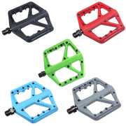 RACEWORK RK66 Mountain Bike Nylon Fiber Pedals(Red)
