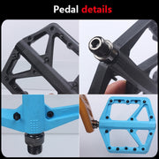 RACEWORK RK66 Mountain Bike Nylon Fiber Pedals(Grey)