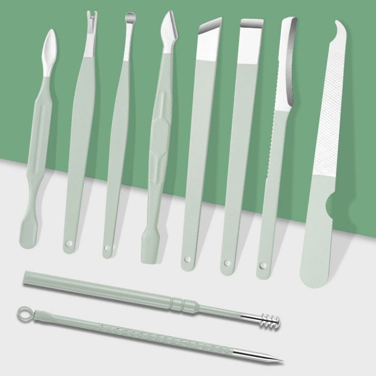 Nail Art Tool Set Nail Clippers Dead Skin Scissors Manicure Tool, Specification: 12 In 1 Coffee - Nail Clipper by PMC TechLife | Online Shopping South Africa | PMC TechLife