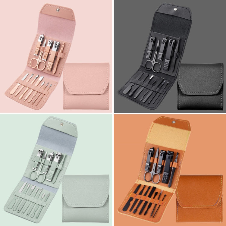 Nail Art Tool Set Nail Clippers Dead Skin Scissors Manicure Tool, Specification: 12 In 1 Pink - Nail Clipper by PMC TechLife | Online Shopping South Africa | PMC TechLife