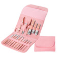 Nail Art Tool Set Nail Clippers Dead Skin Scissors Manicure Tool, Specification: 16 In 1 Pink - Nail Clipper by PMC Jewellery | Online Shopping South Africa | PMC Jewellery | Buy Now Pay Later Mobicred