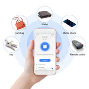 Wallet Key Finder Two Way Bluetooth Intelligent Anti-lost Device(Pink)