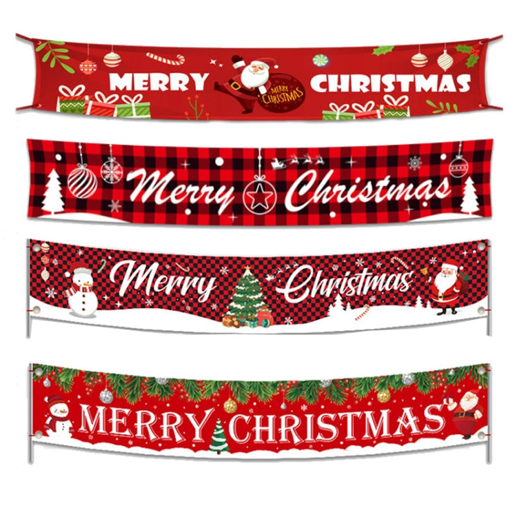 Christmas Ornaments Letters Banner Festive Party Scene Arrangement Props,Size:300 x 50cm(002) - Ornaments by PMC TechLife | Online Shopping South Africa | PMC TechLife
