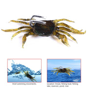 3 PCS HENGJIA SO068 Submerged Crab Hook Anti-hanging Bottom Ice Fishing Bait, Color: 10cm 30g Orange